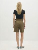 Bermudas khaki con cinturón en la cintura Paolina - Imagen 5
